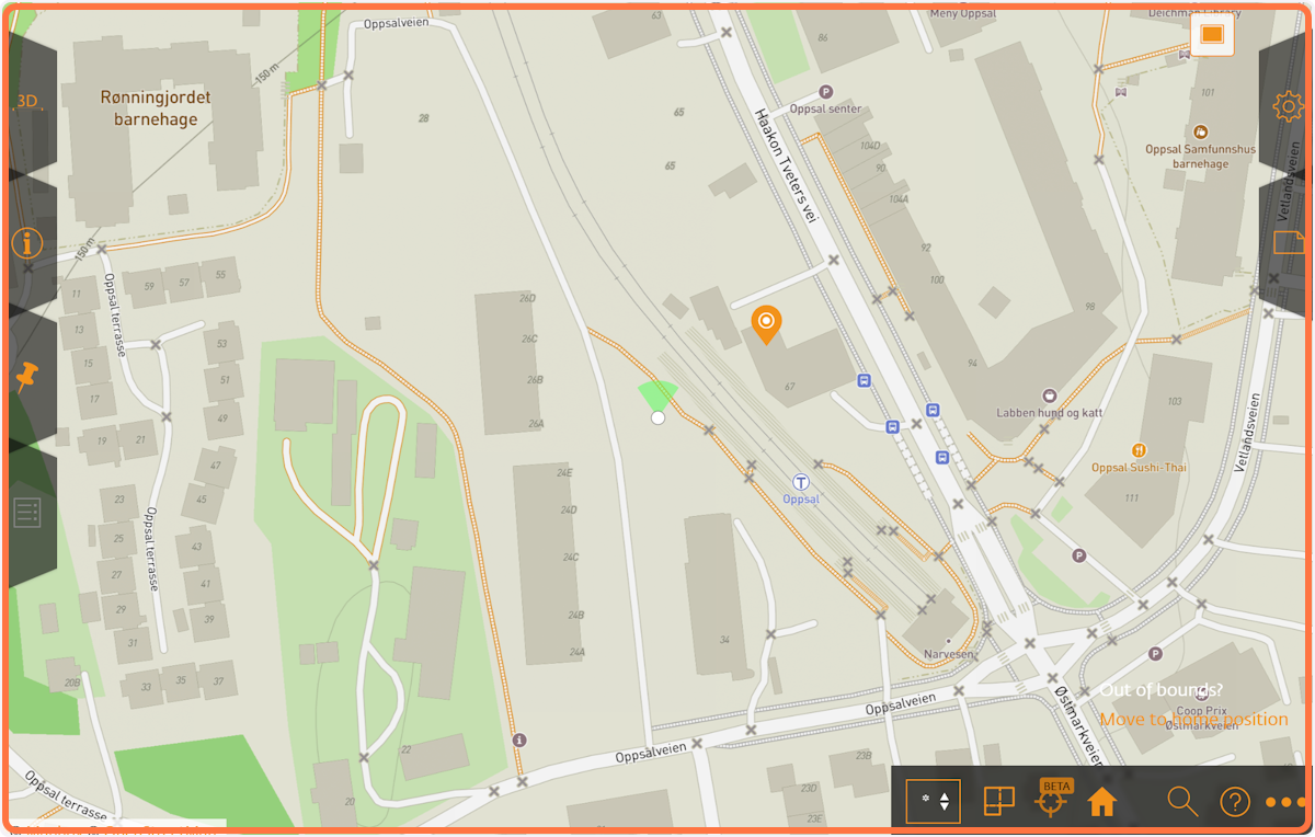 Using the GPS position