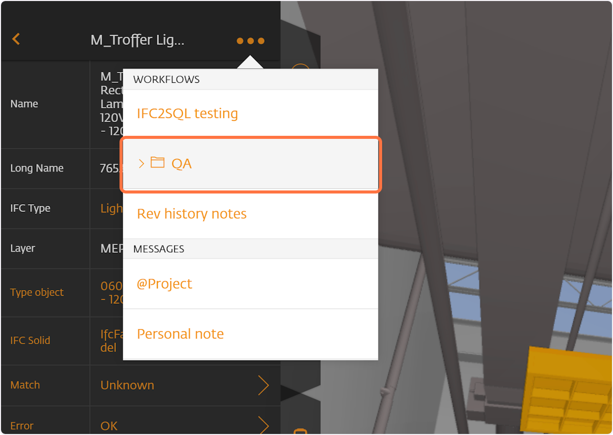 Select which workflow the topic show in