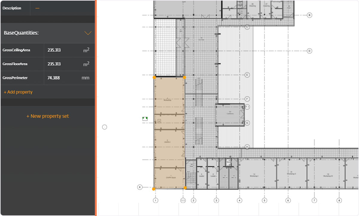 You're new zone appears as a rectangle ready for you to define the area it will cover. Drag the corners and add new corners to this zone to create a different shape.