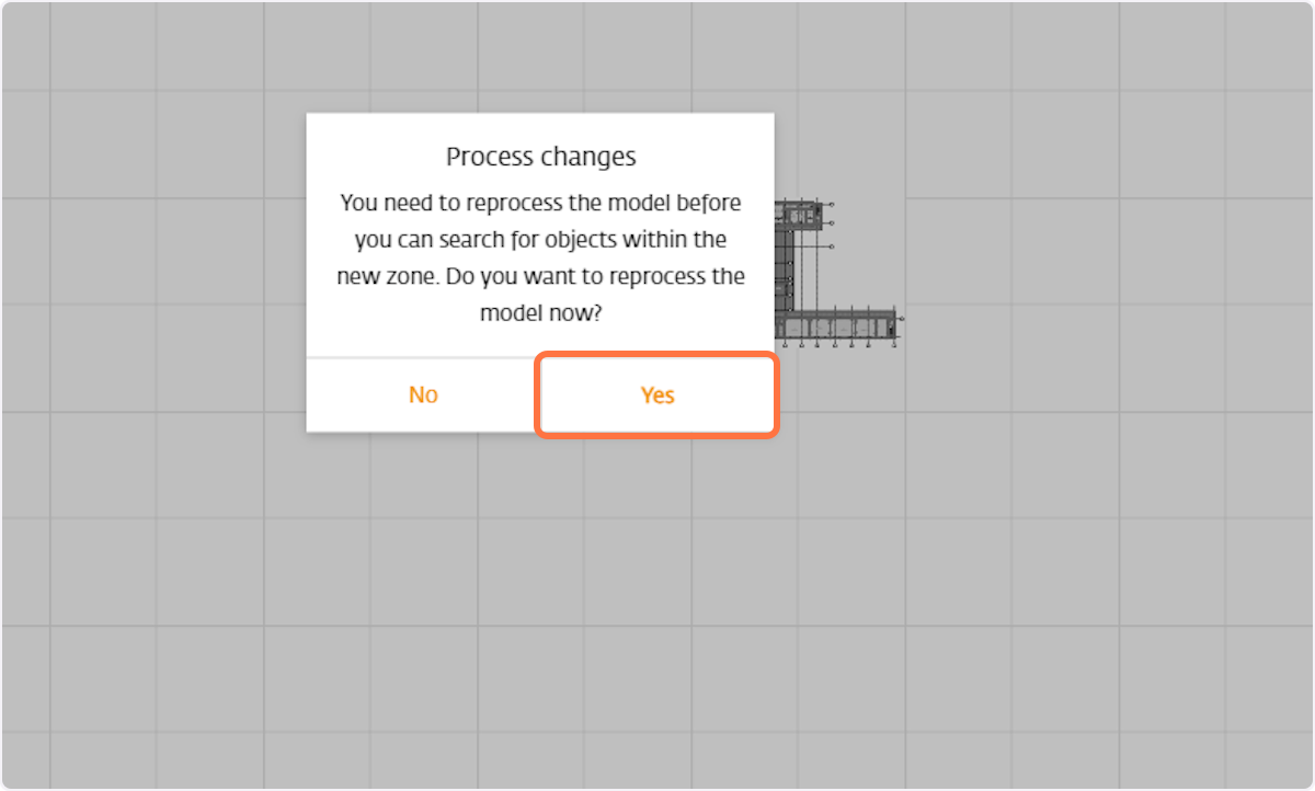 Click on Yes to process the changes. 