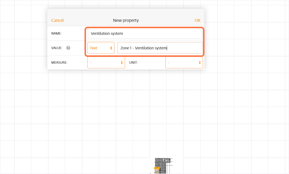 Here you can give the pset a name and a value
