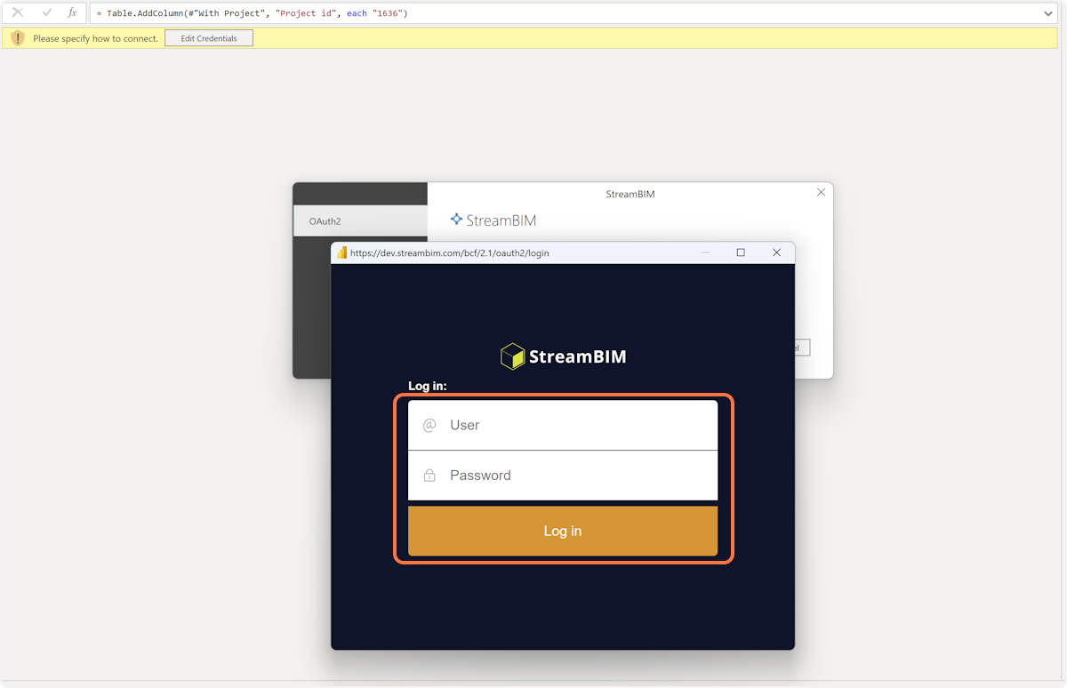 Enter Your Username and Password.