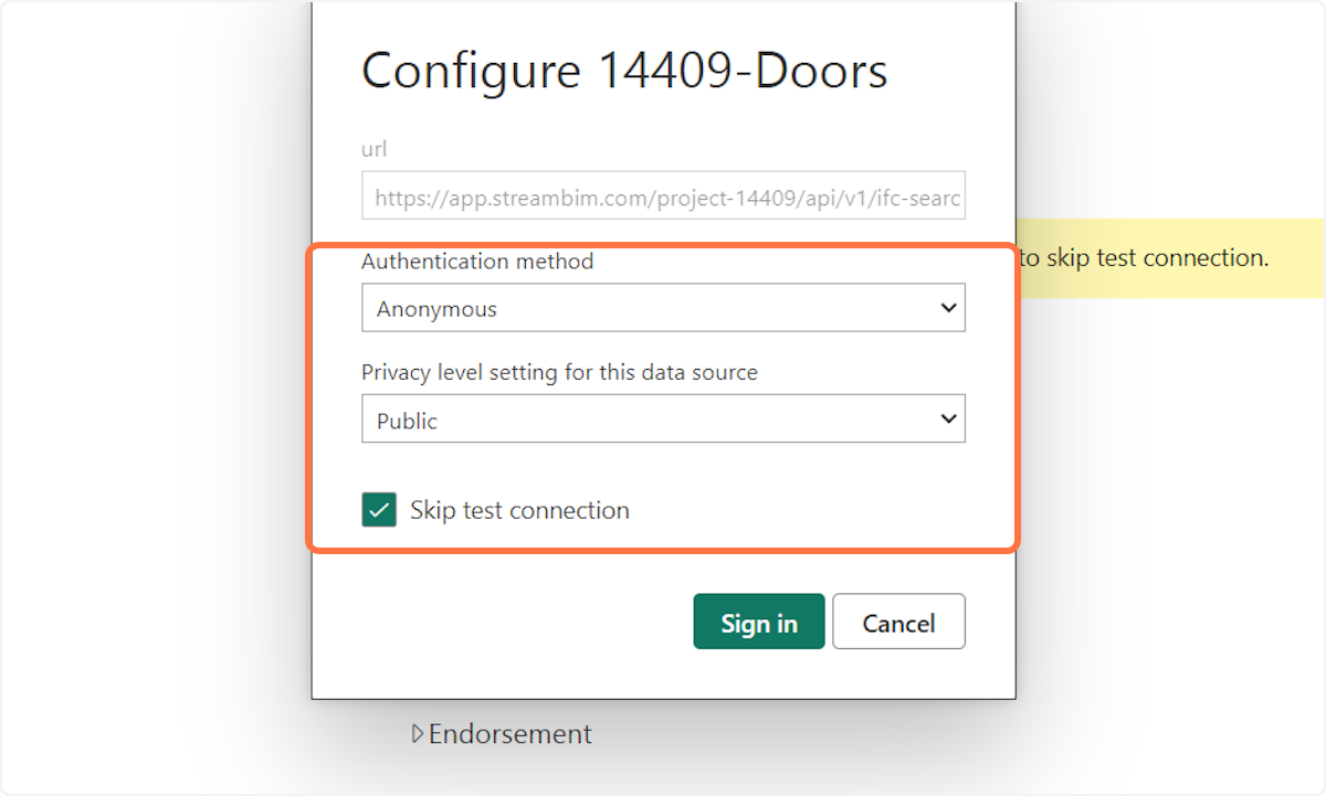 Authentication Method and Privacy Level Settings for Web