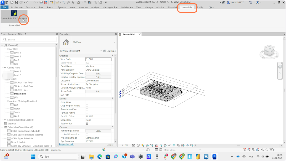 StreamBIM BCF Connector