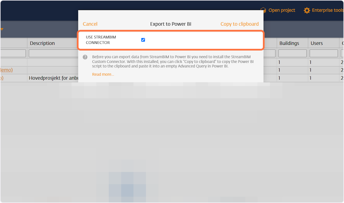 StreamBIM Connector